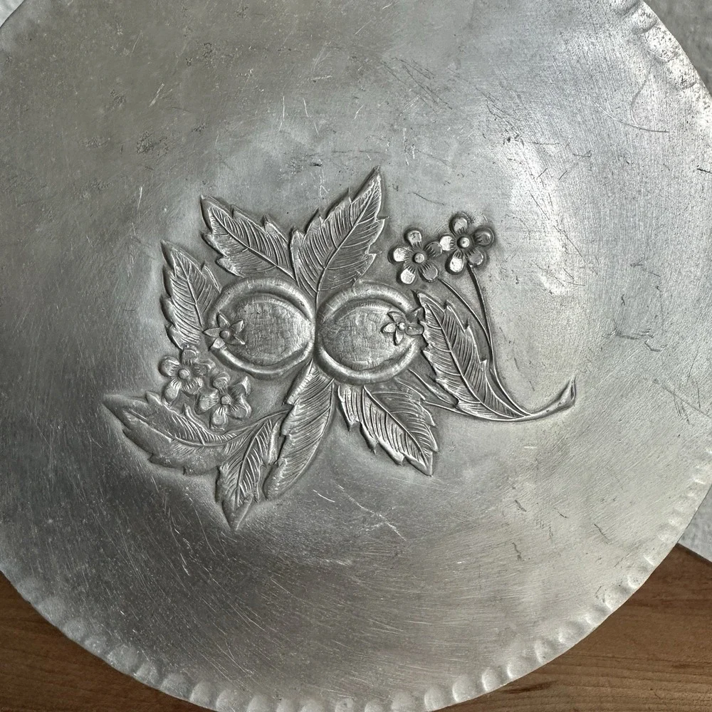 VTG Everlast Metal‎ Hand Forged Hammered Aluminum Flip Pan 10.8 in Silent Butler